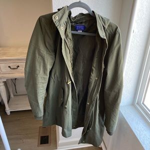 Green army jacket